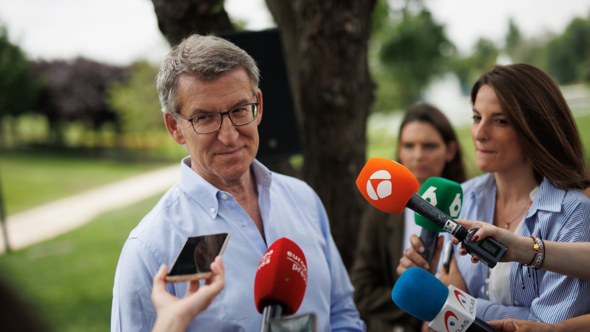 El presidente del Partido Popular, Alberto Núñez Feijóo.