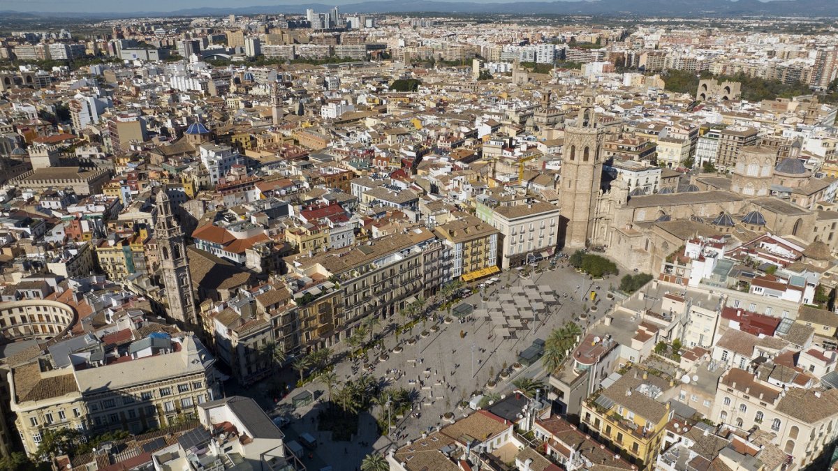 Vista aérea de Valencia