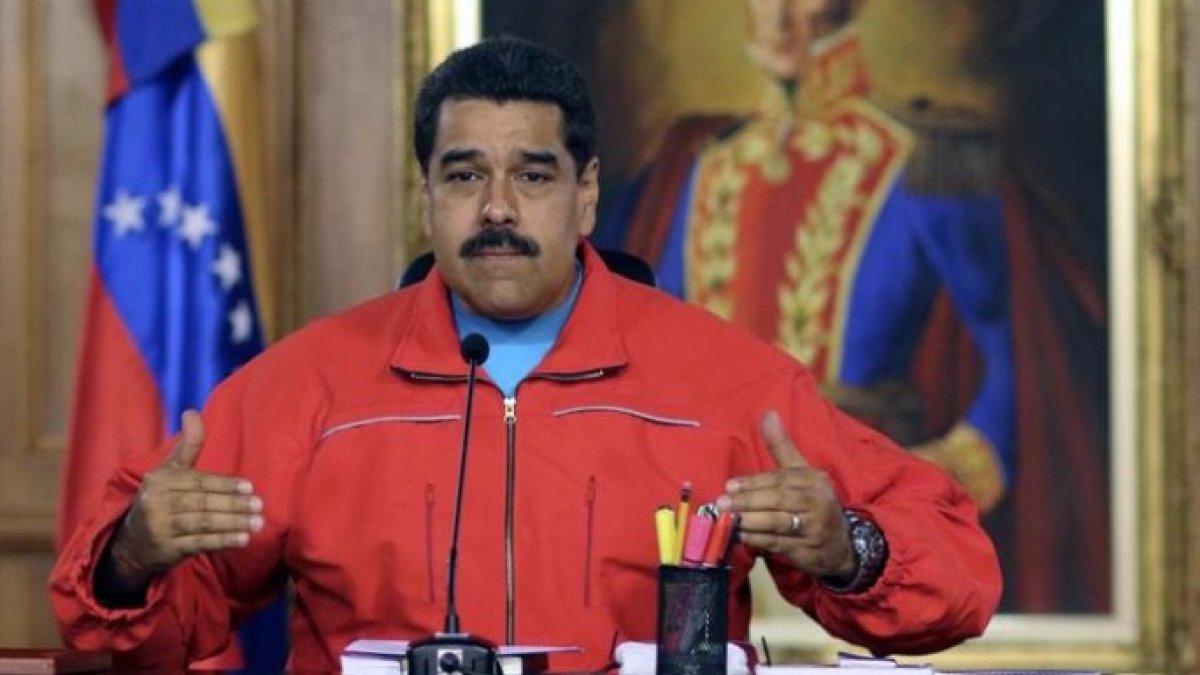 Maduro compareció tras la derrota.