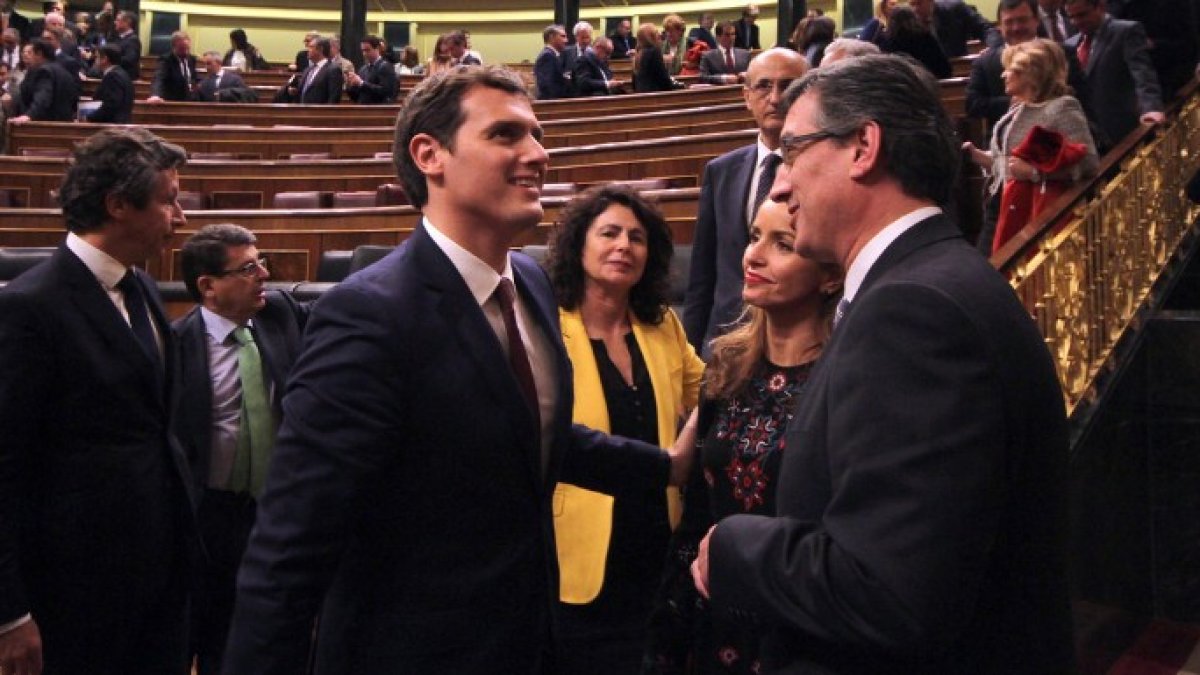 Albert Rivera en el Congreso.