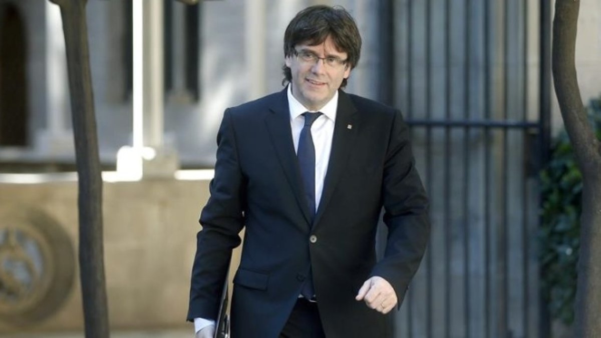 El presidente de la Generalitat, Carles Puigdemont