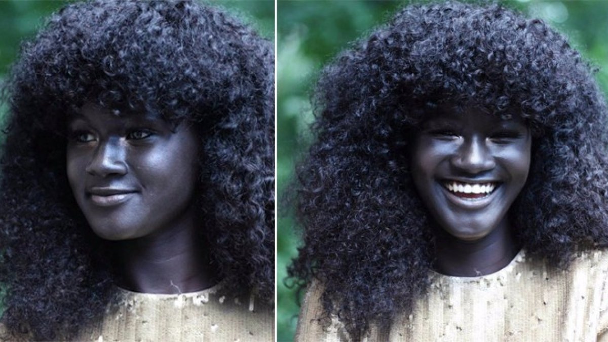 La modelo más negra del mundo reivindica la belleza del color de su piel