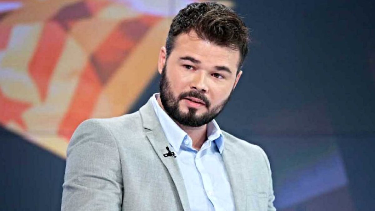 El diputado de ERC, Gabriel Rufián.