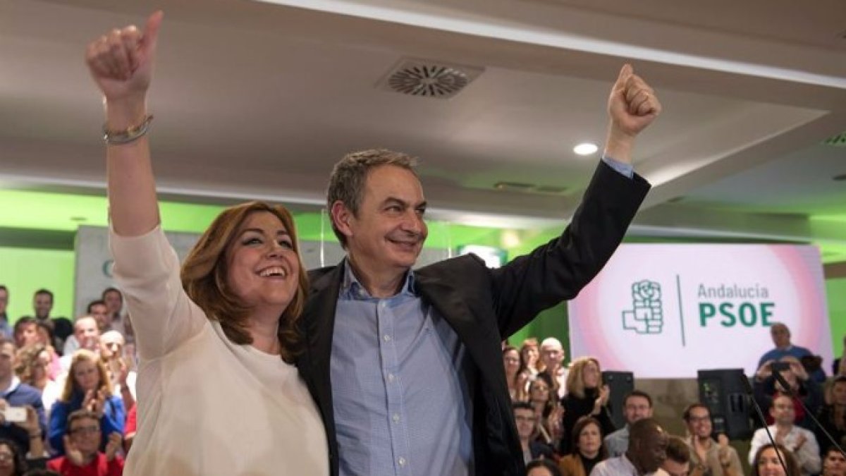 Zapatero y Susana Díaz.