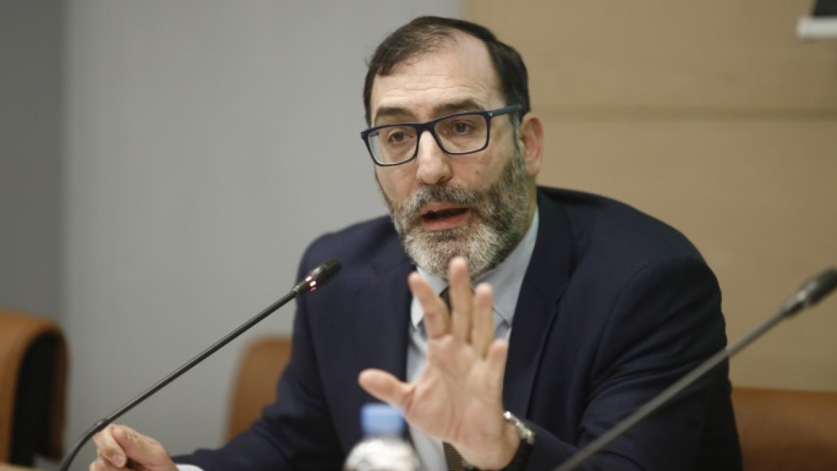 El juez Eloy Velasco, durante una ponencia (EP)