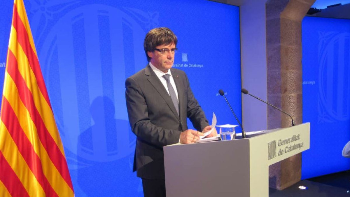 Puigdemont, al día siguiente del referéndum ilegal