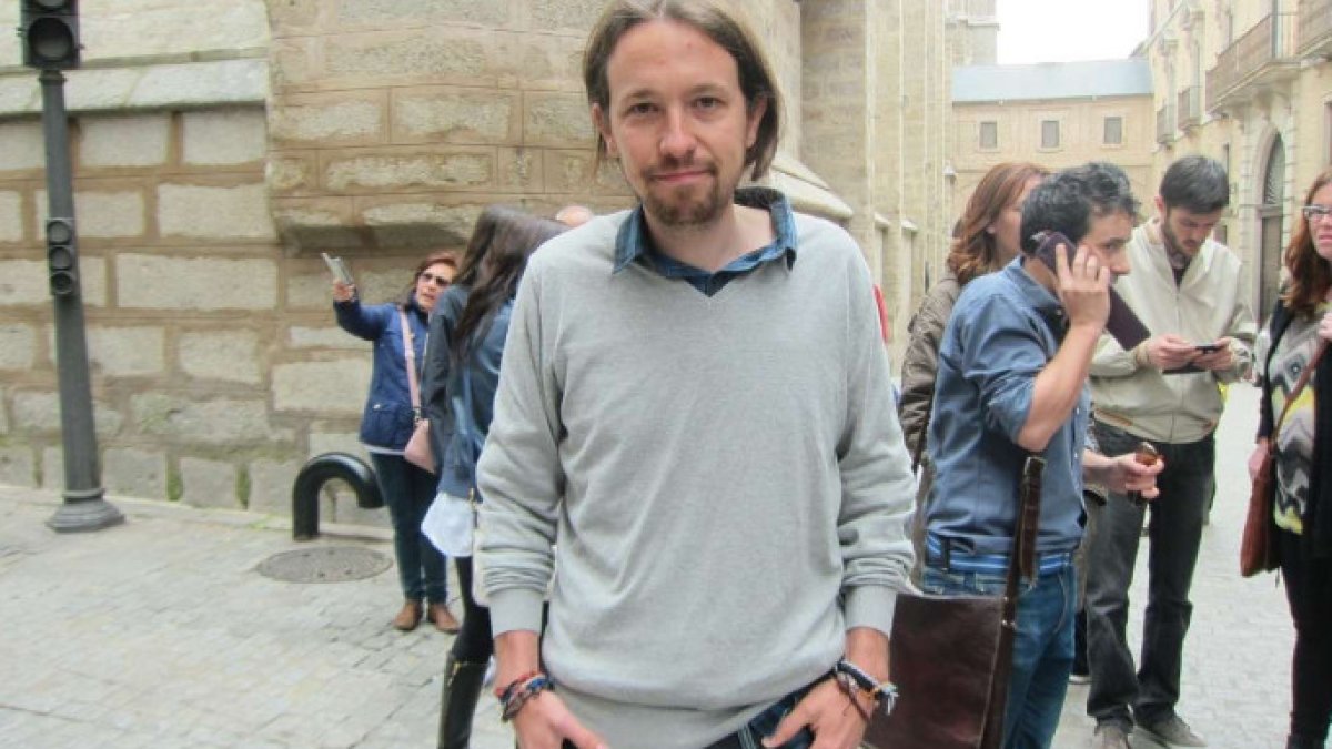 Pablo Iglesias, en abril de 2014