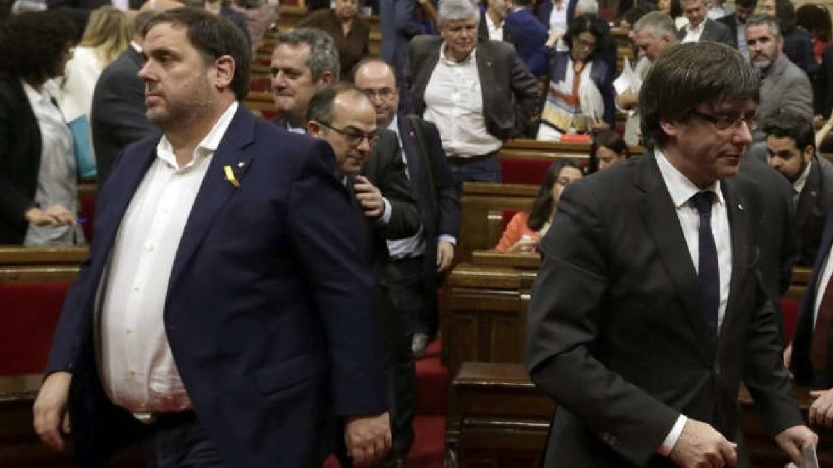 Junqueras y Puigdemont: ¿Caminos enfrentados?