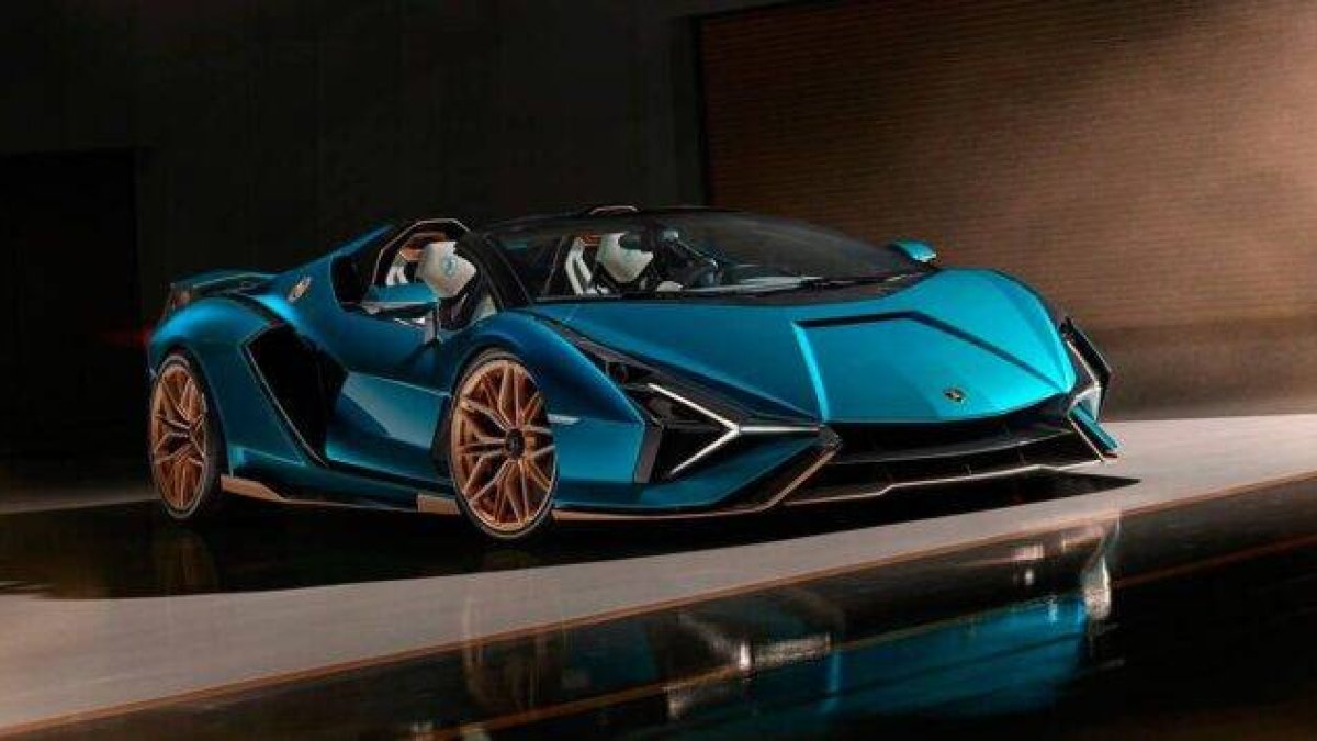 Lamborghini Sian Roadster con piezas impresas en 3D