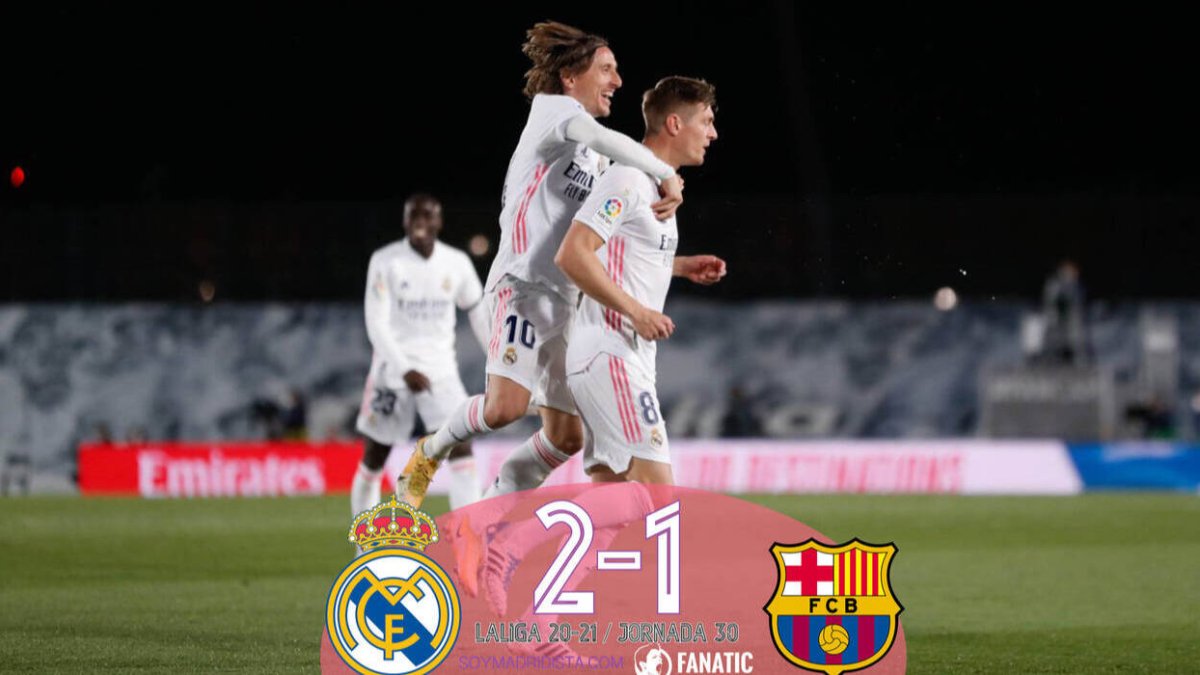 Real Madrid 2 – 1 Barça: El primo de Zumosol