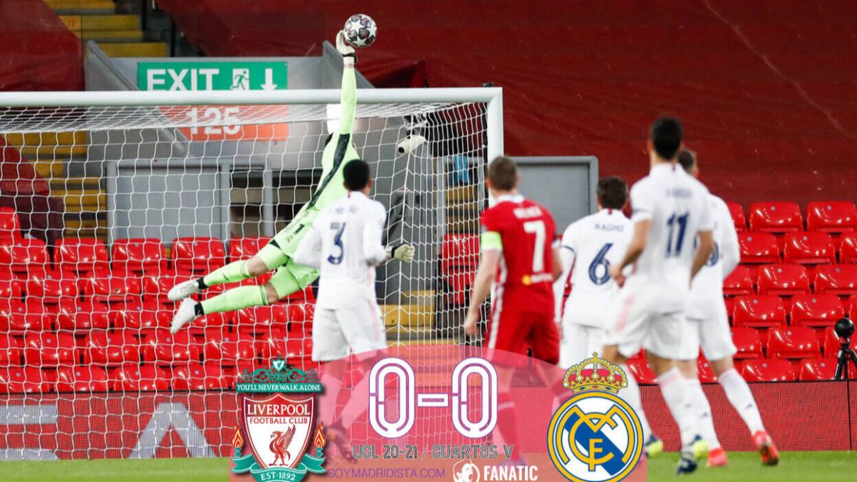 Liverpool 0 – 0 Real Madrid: Una velita a San Courtois