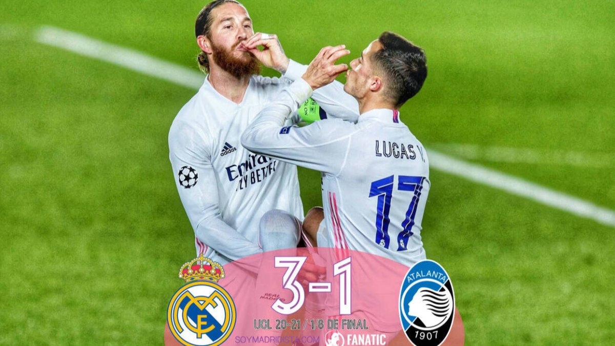 Real Madrid 3 – 1 Atalanta: Cazadora cazada