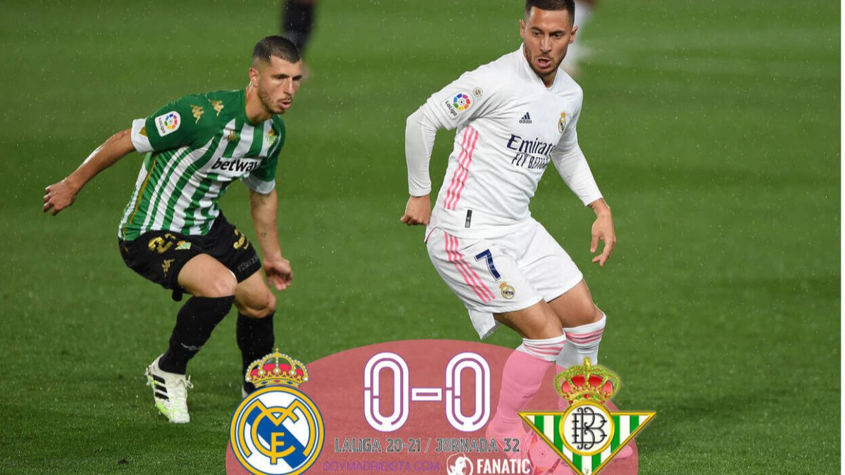 Real Madrid 0 – 0 Betis: El Madrid da un paso atrás