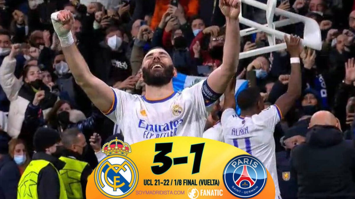 Real Madrid 3 – 1 PSG: This is Madrid, this is Karim