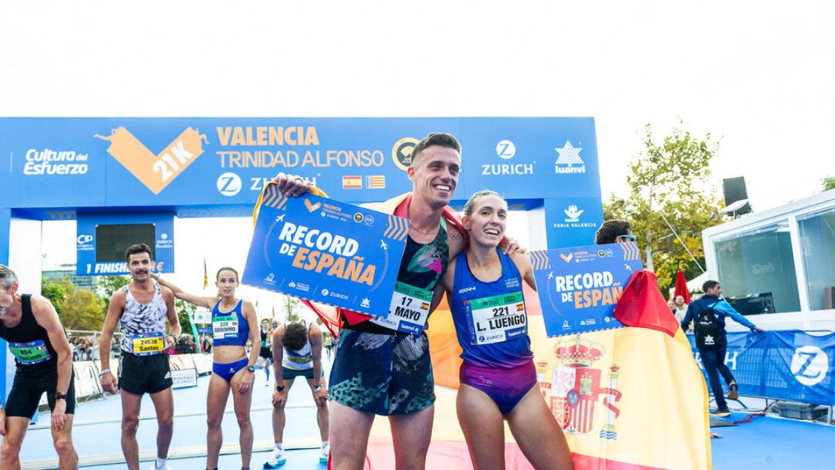 Kandie vuelve a ganar y los españoles destrozan el récord en el Medio Maratón