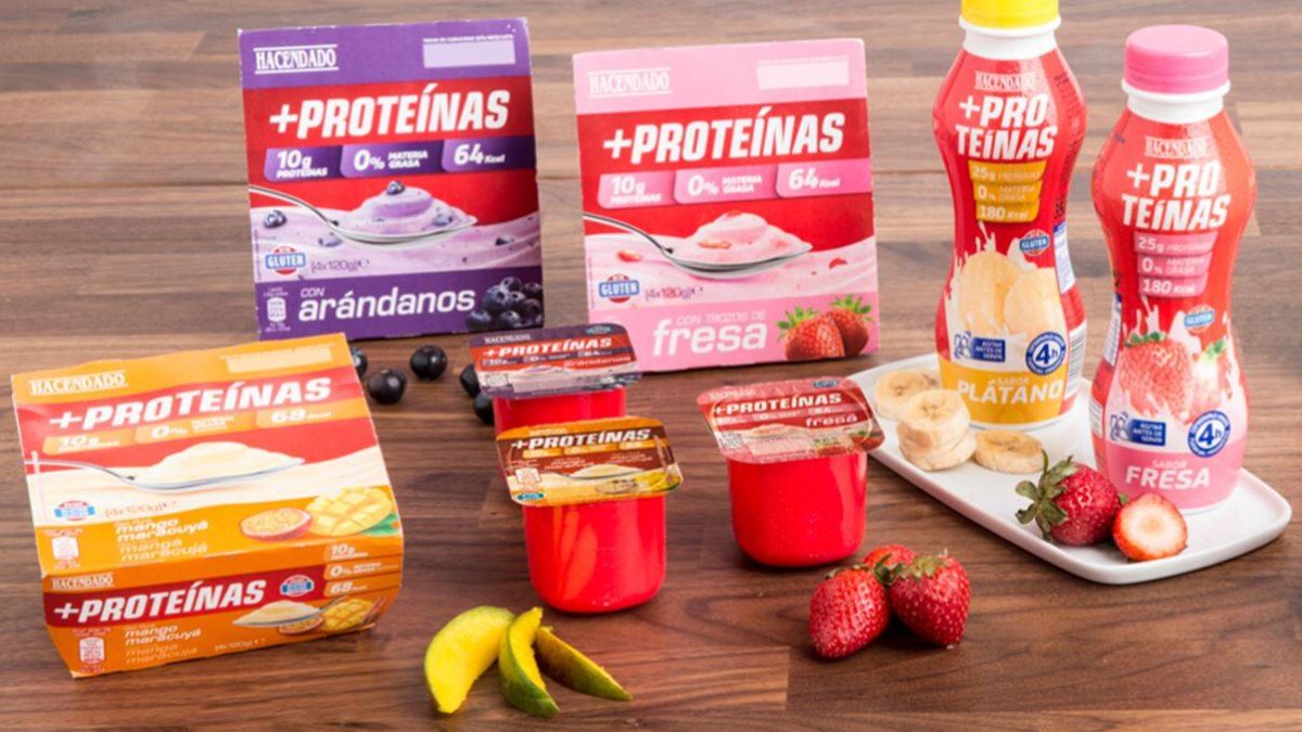 Gama yogures de proteínas Mercadona