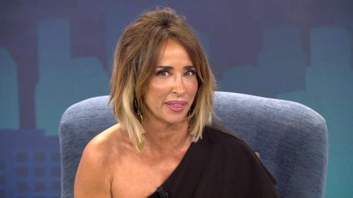 María Patiño presentaba en Telecinco el programa 