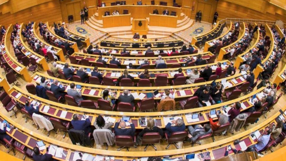 Panorámica del Senado, la cámara más relevante en la gestión del 155