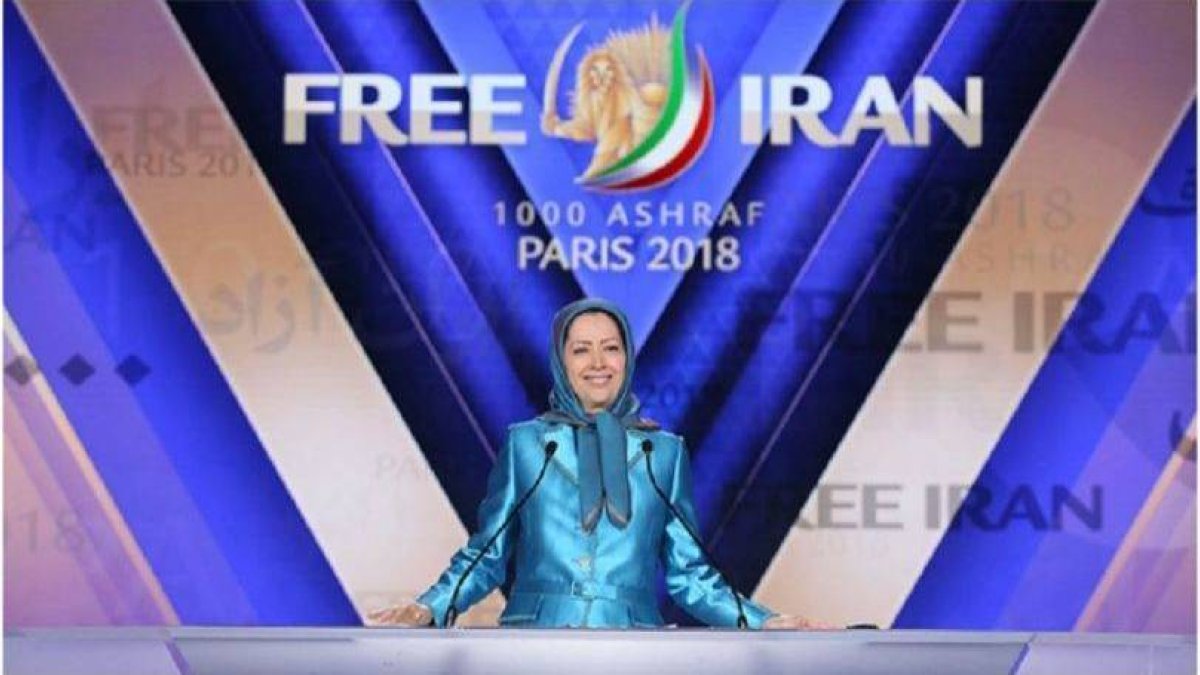 La presidenta del Consejo Nacional de Resistencia de Irán, Maryam Rajavi.