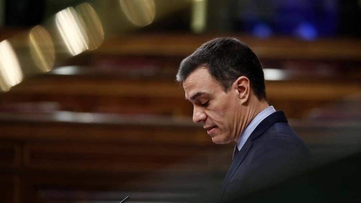 El presidente del Gobierno, Pedro Sánchez