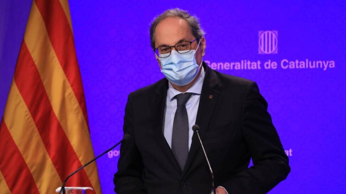 El presidente catalán, Quim Torra