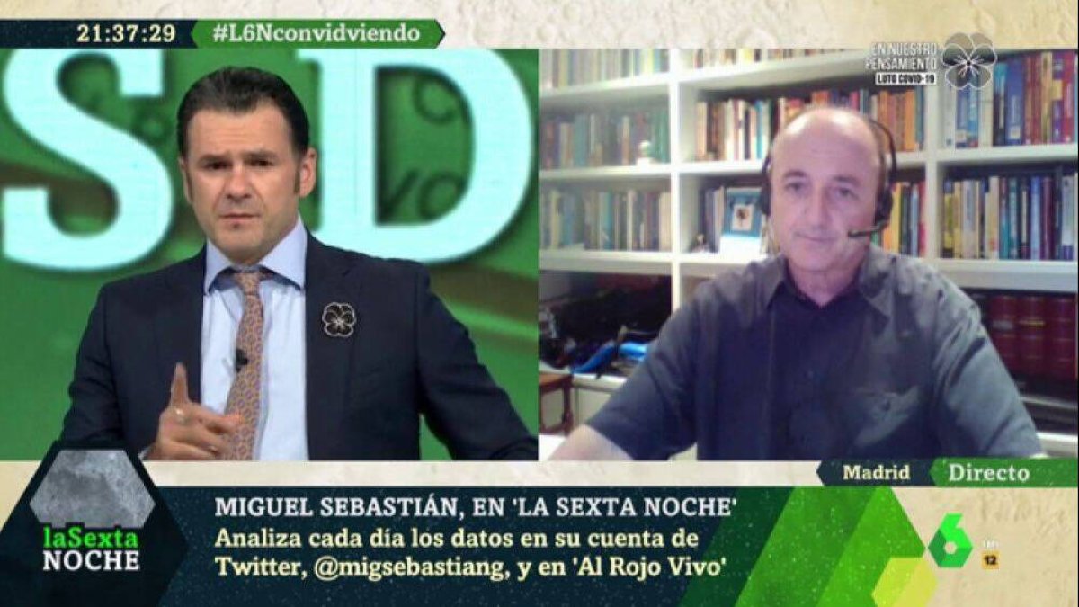 Miguel Sebastián,en La Sexta Noche