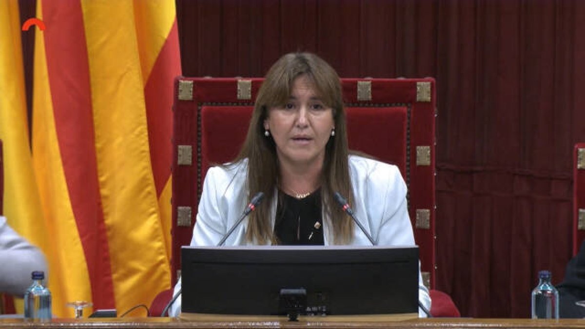 Laura Borràs, la imputada presidenta del Parlament de