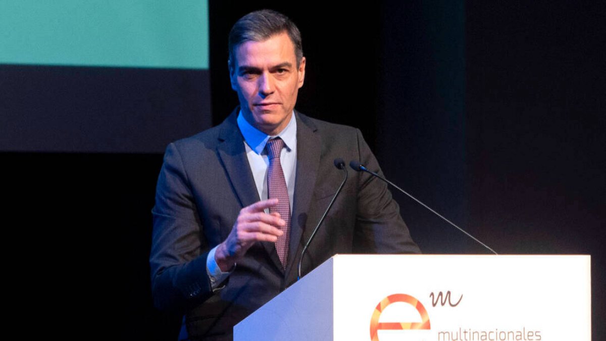 El presidente del Gobierno, Pedro Sánchez