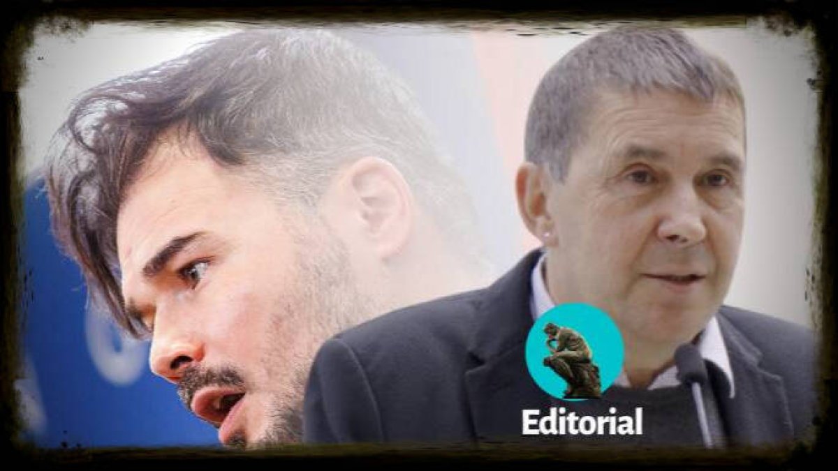 Rufián y Otegi