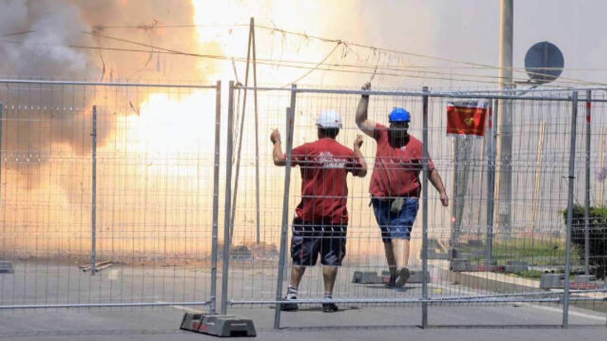 5:17: la pirotecnia Tamarit queda eliminada de concurso pese al 