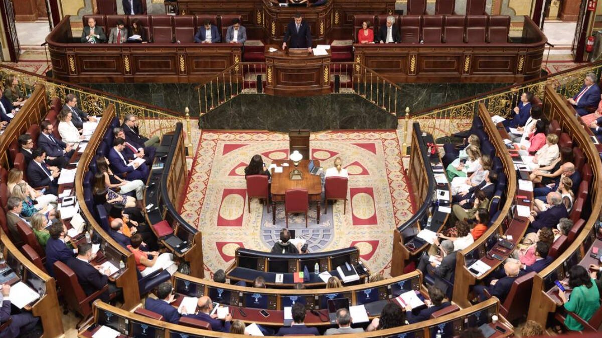 Hemiciclo del Congreso de los Diputados.