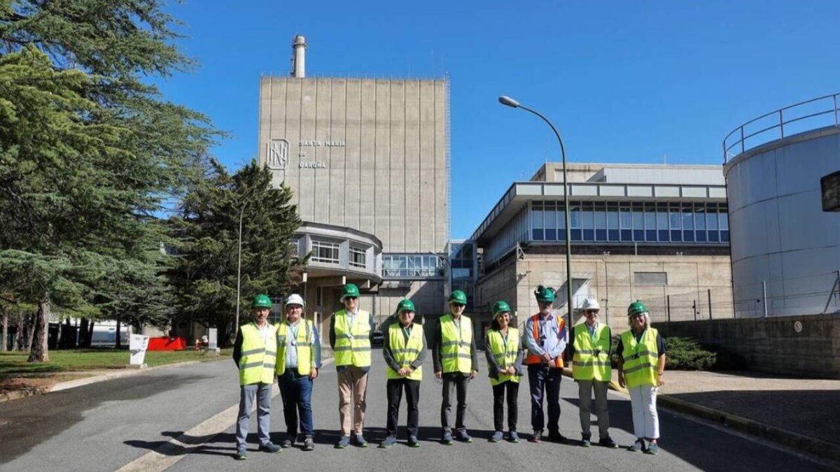 Una delegación del Consejo de Seguridad Nuclear visita la Central Santa María de Garoña