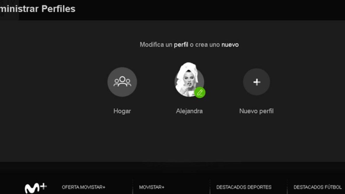 Perfiles Movistar Plus+