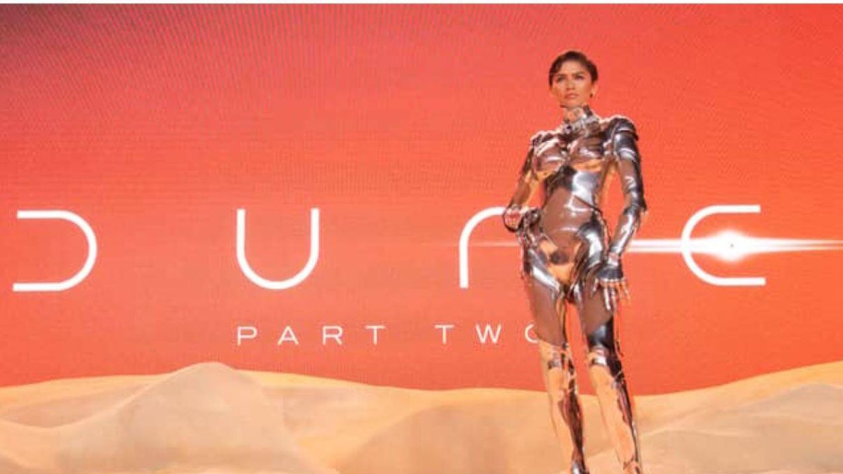 Zendaya en la premiere de Dune: parte 2