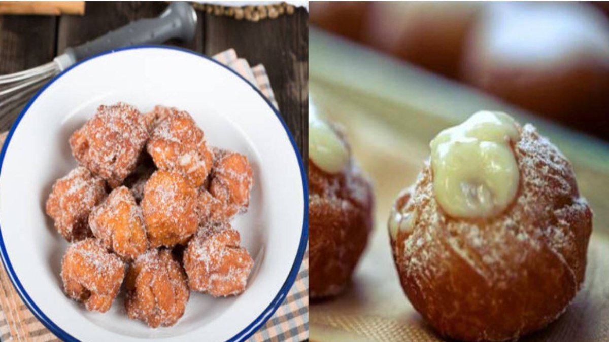 Buñuelos de viento, clásicos y rellenos