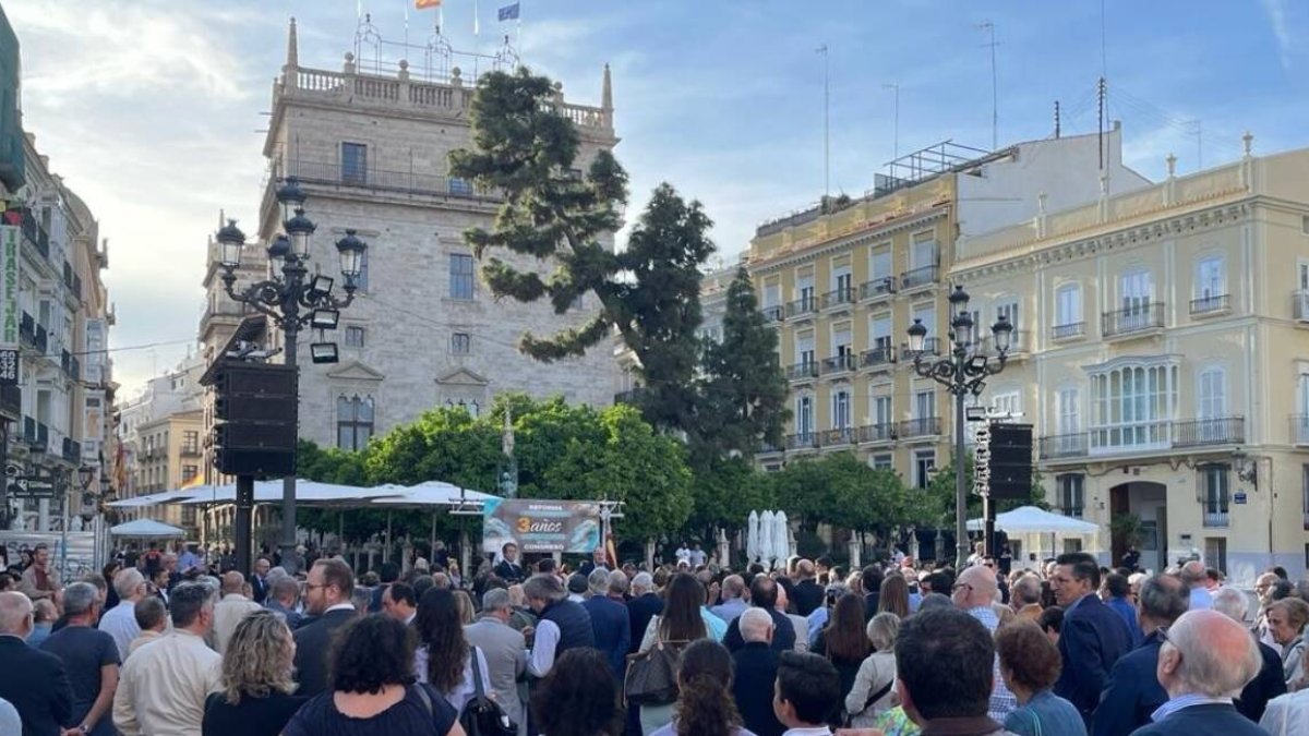 Imagen archivo acto Juristes Valencians para reclamar la Agenda Valenciana.