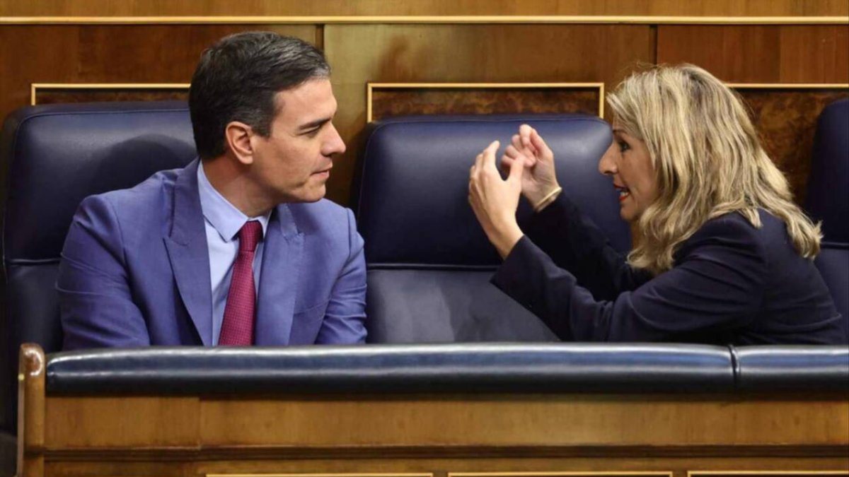 Pedro Sánchez y Yolanda Díaz