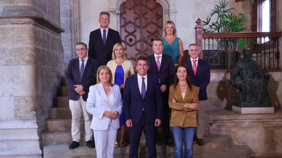 Nuevo gobierno de la Generalitat Valenciana de Carlos Mazón