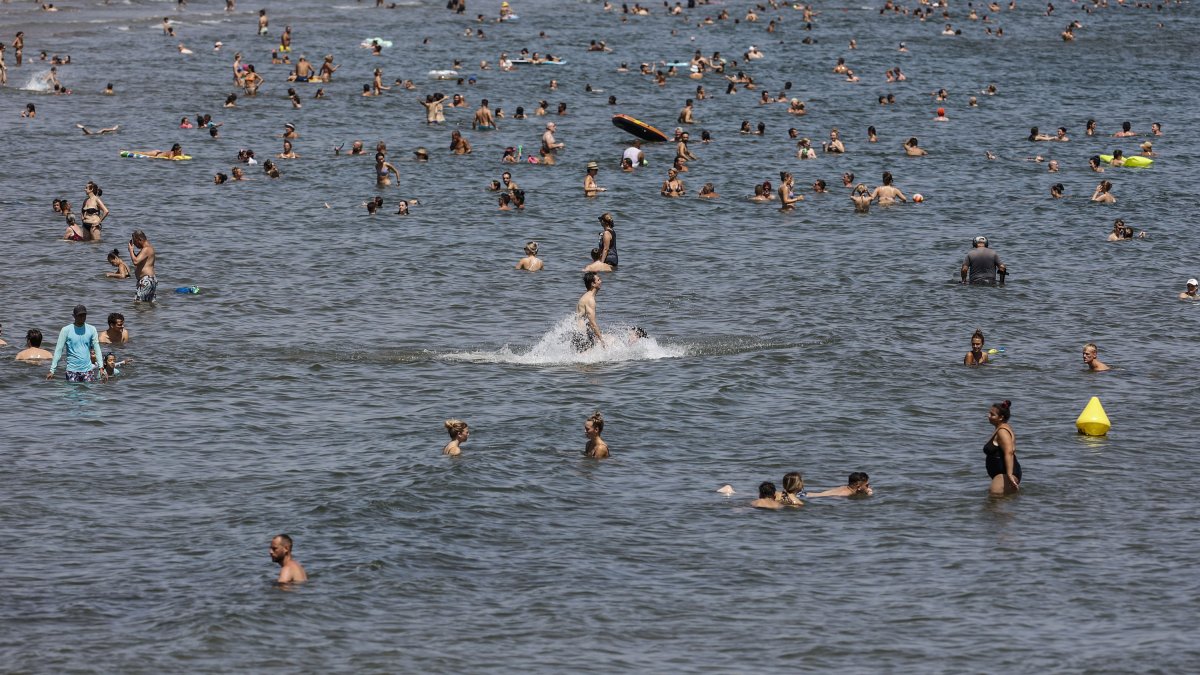 Playa de la Malvarrosa, imagen de archivo