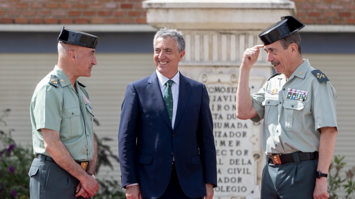 El director general de la Guardia Civil, Leonardo Marcos, en un acto en Madrid.