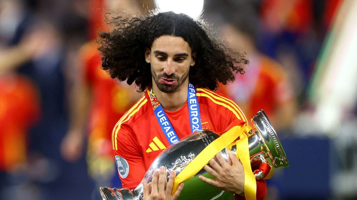 Marc Cucurella, uno de los grandes descubrimientos virales de la Eurocopa 2024.