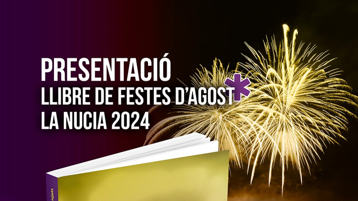 La Nucia cartel presentació Llibre 2024