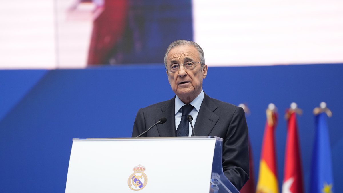 Florentino Pérez, presidente del Real Madrid.