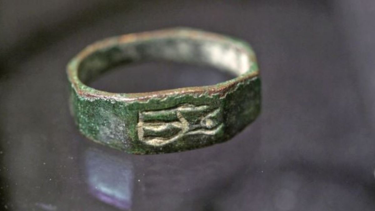 Anillo romano hallado en Israel