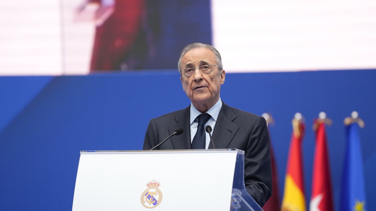 Florentino Pérez, presidente del Real Madrid