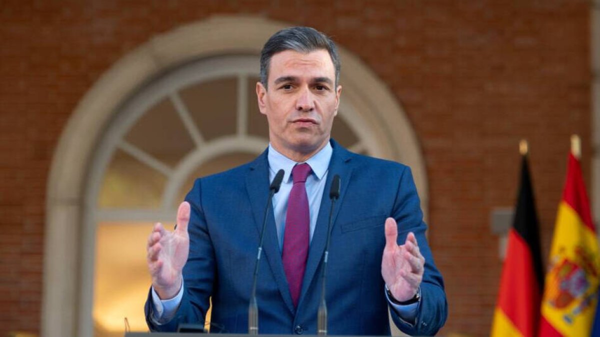 El presidente del Gobierno, Pedro Sánchez