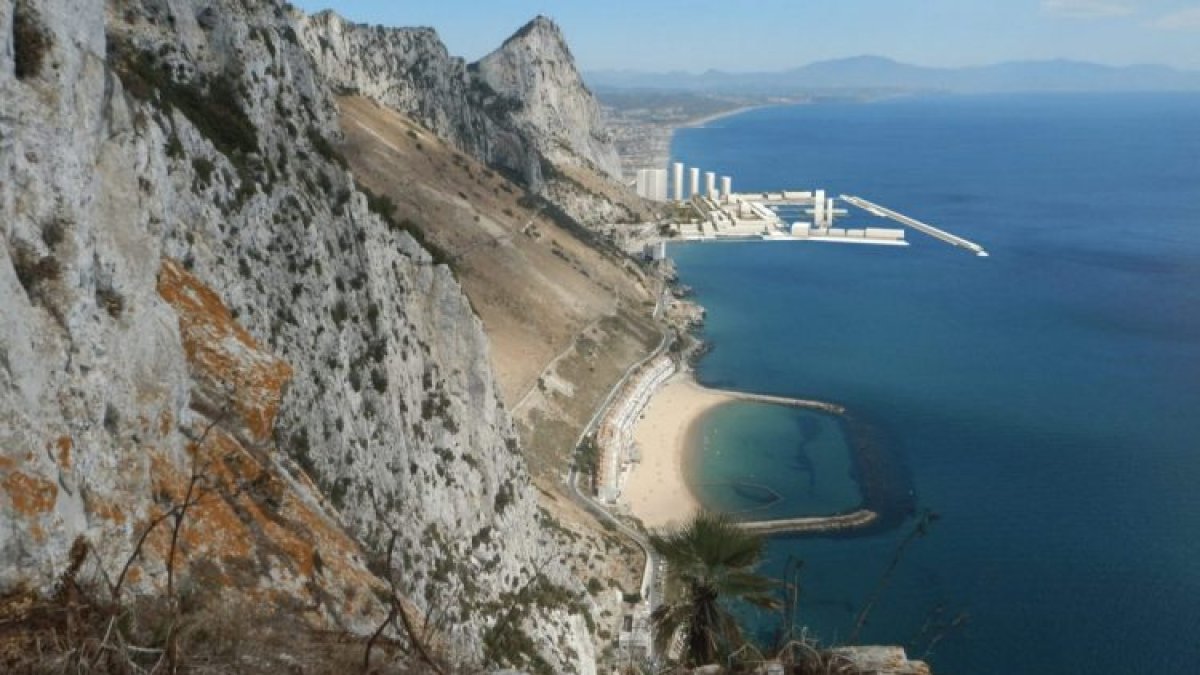 Vista del diseño del proyecto urbanístico en la zona este de Gibraltar.