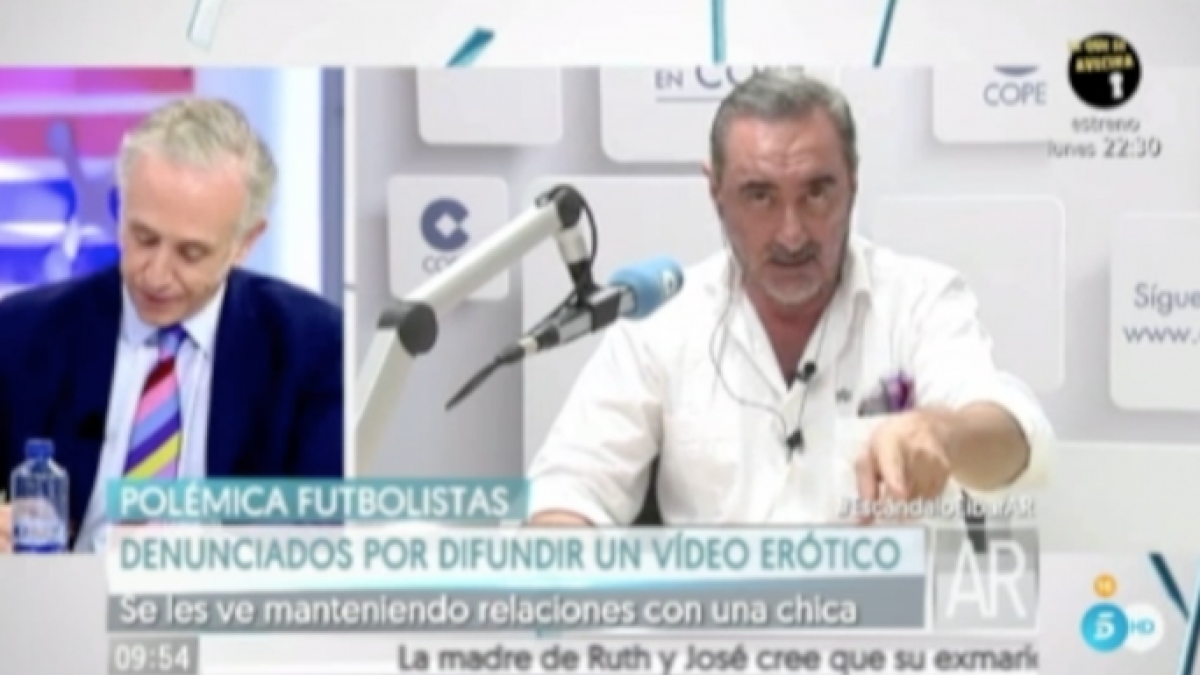 Carlos Herrera y Eduardo Inda en el Programa de Ana Rosa.