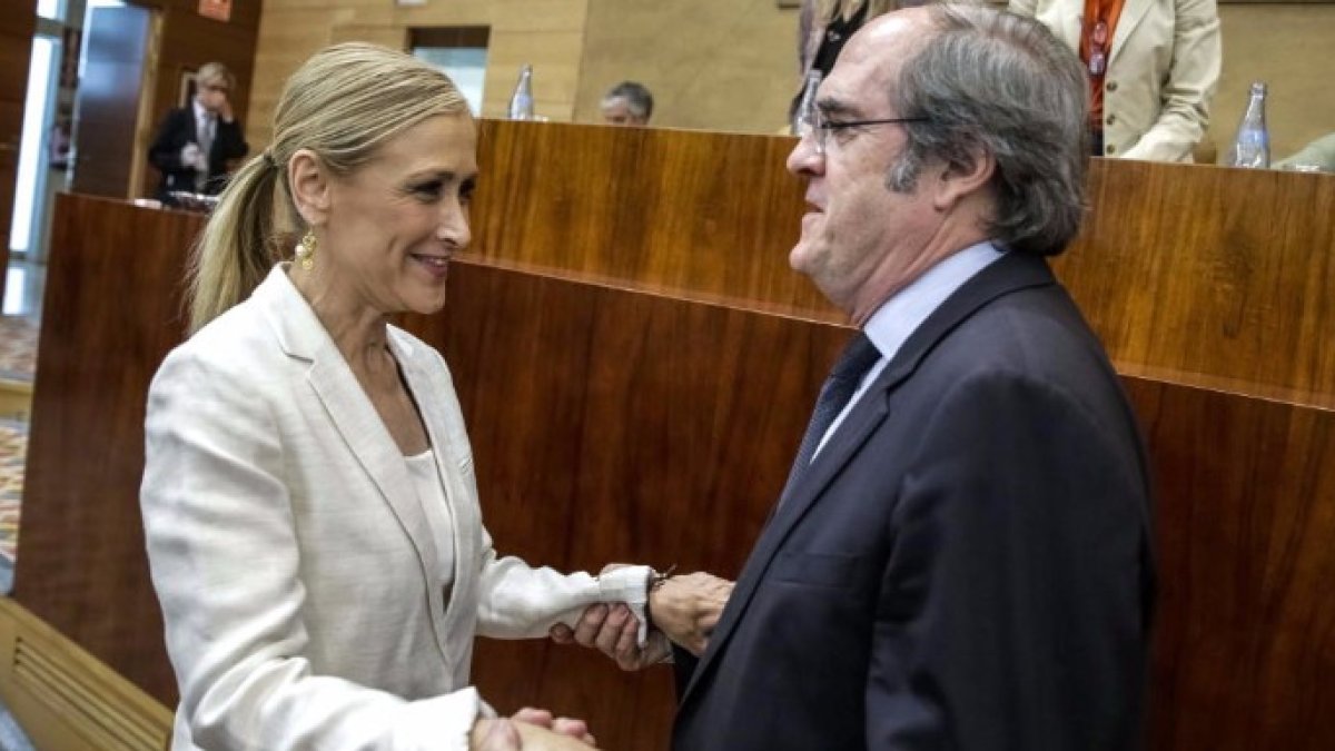 Cristina Cifuentes y Ángel Gabilondo.