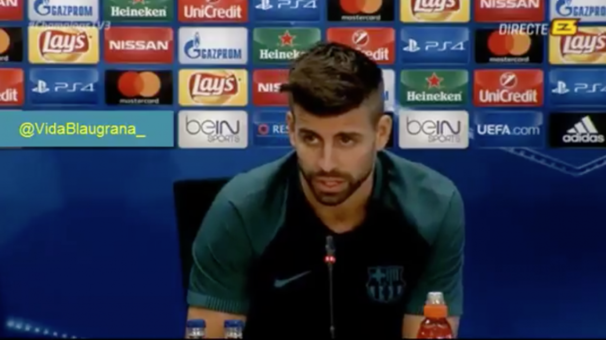 Gerard Piqué habla sobre la decisión de dejar la selección.